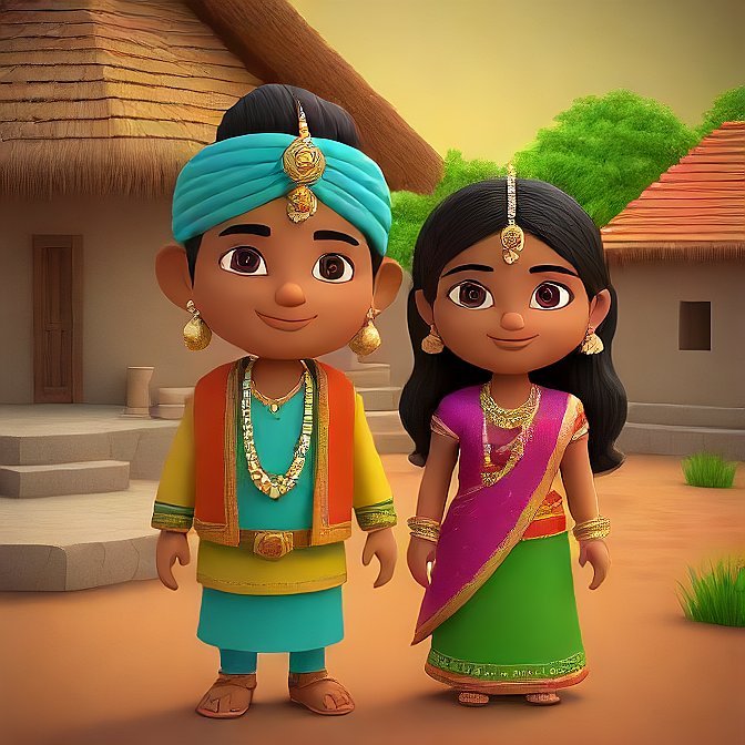 3D cartoon character art